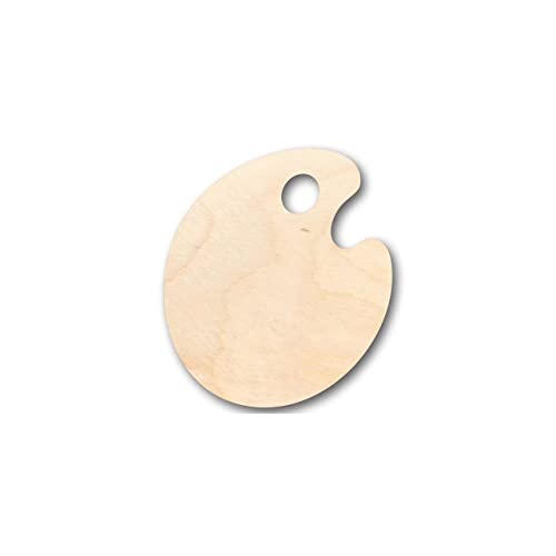 Unfinished Wood Artist Paint Palette Shape Craft up to 46" DIY 3" / 1/8"