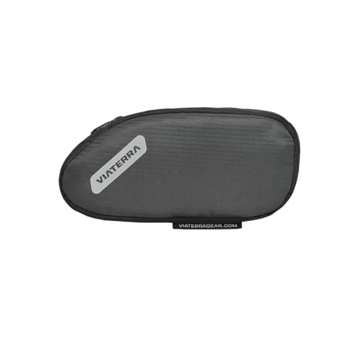 Image of ViaTerra Cycle Seatpost Bag | Carry Essentials | Under seat Storage | Secure mounting (Grey)