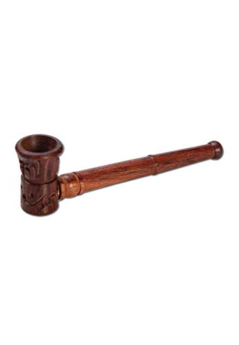 bong-discount Handpfeife, Schraubpfeife, HOLZ-Pfeife zerlegbar | 95 mm | SHISHAM-Holz