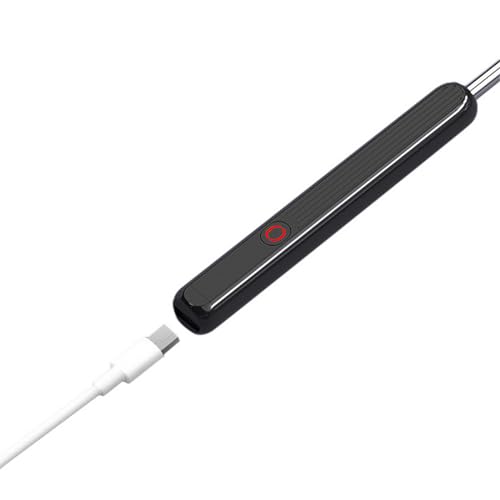 Tiardey Otoskop do usuwania woskowiny Wodoodporny 1296P WiFi do czyszczenia uszu z aparatem Otoskop z 6 diodami LED i obiektywem 3,6 mm dla iPhone i Android