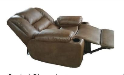ABP Seats Manual Recliner | 1 Seater Sofa | Single Sofa Recliner | 1 Seater Chair Sofa | Finish Model -Brown