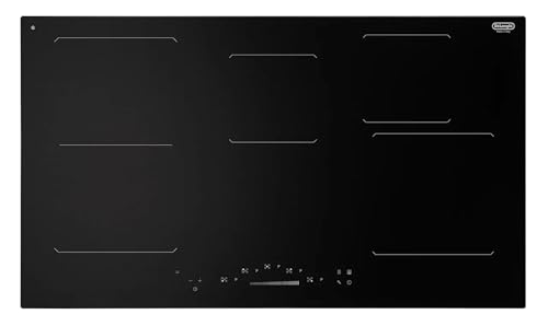 PIN95 - Placa de inducción (5 fuegos, vitrocerámica), color negro