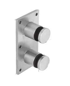 One-Day Sale: Up to 80% Off CRL Brushed Stainless Steel Glass Rail Standoff Fitting With Mounting Plate by CR Laurence
