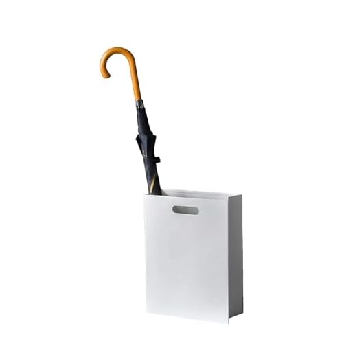 Suportes para Guarda-Chuva Japanese Style Umbrella Holder, Entrance Corner Storage Stand Sturdy Home Organizer Racks, Portable Umbrella Stands Suporte Decorativo Interno (Color : White, Size : 30 x