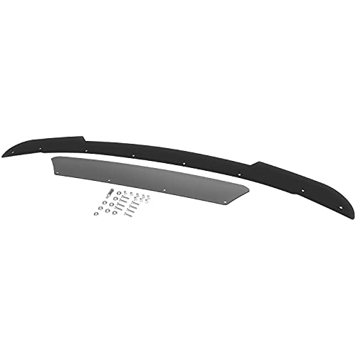 Rear Wickerbill Spoiler for Dodge Charger 2015-2021 SRT Scat Pack Hellcat Daytona -2 Piece Wicker Bill Spoiler Add-on Style Trunk Spoiler Gloss Black