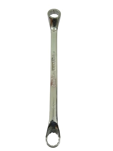 Image of Tata Agrico Ring Spanner (18 x 19) mm Matte Finish Chrome Vanadium Steel Shallow Offset Ring Spanner Set Anti-Slip & Anti-Corrosion