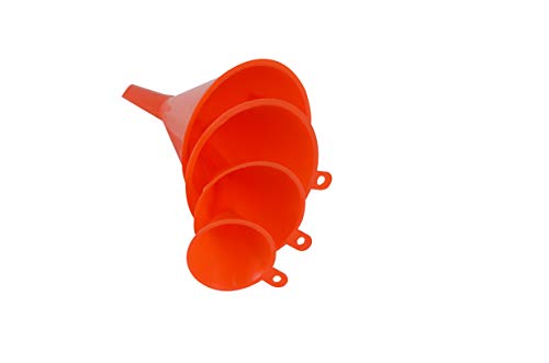 Brüder Mannesmann Trichtersatz 4-tlg, Plastik, 50/75/100/125 mm, M 455-4, Sortiert