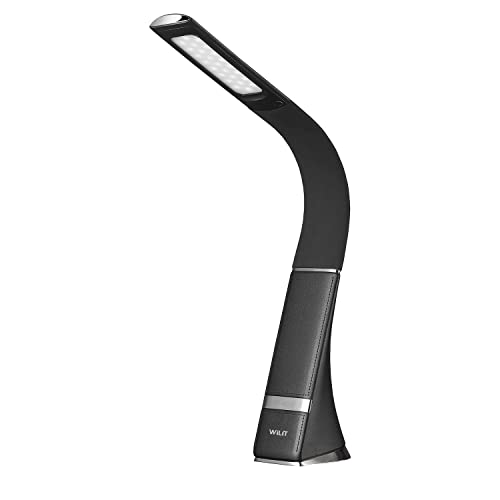 WILIT Lampada da Scrivania Ricaricabile, Lampada da Tavolo Senza Fili LED con 3 Livelli di Luminosità per Cameretta, Ufficio