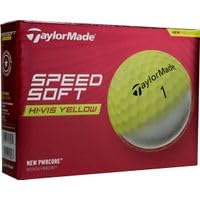 Taylormade SpeedSoft Yellow AlignXL Golf Balls