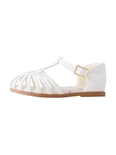NEXT Mädchen Festliche Fischersandalen Herz Weiß 23