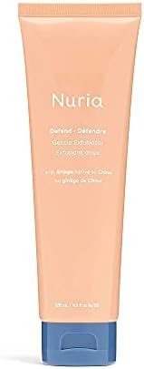 Nuria - Defend Face Exfoliator, Face Exfoliating Scrub Without Microbeads, Skin Care Essential for Women and Men, 120 mL/4.1 fl oz