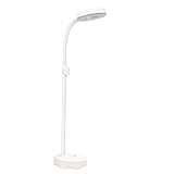 Lampadaire Lampe Loupe De Beauté Sur Pied 16X Lampe D'Atelier EsthéTique Grossissante Avec La Gradation Couvercle Anti-PoussièRe Pour Cabinet MéDicale Salon De Beauté Tatouage