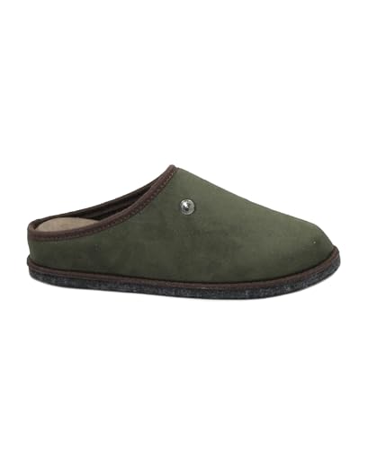 Chaussons homme GRUNLAND KARL anti-fatigue en tissu olive
