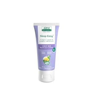 Aleva Naturals Soothing Comfort Chest Rub – Gentle and Easy to Use, Healthy Baby Care, Refreshing Scents of Eucalyptus and Lavender Oils, 50ml