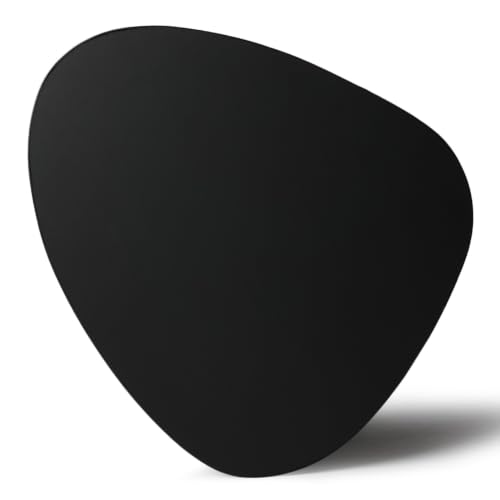 Image of Three Sixty Premium Leather Gaming Mouse Pad for PC | Mousepad for Laptop Wireless | Mouse Mat Anti Skid, 25x22 cm for Daily Tasks, Large, Small Desk Sizes (Classic Black)