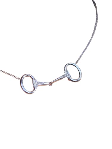 Tack Shack of Ocala Jumping Horse Necklace, Sterling Silver Horse ...