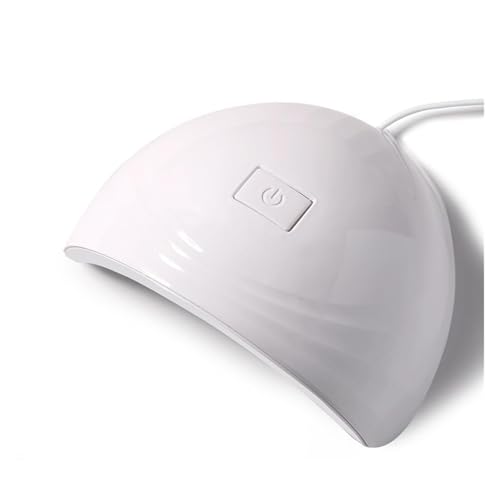 Lampara uñas LED, Lámpara de secado profesional for salón de uñas, manicura, secador de uñas UV, curado de esmalte de gel con USB(Bianco)
