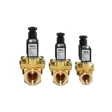 Elettrovalvola 2 vie per acqua completa bobina e connettore n. aperta 3/4" Matic