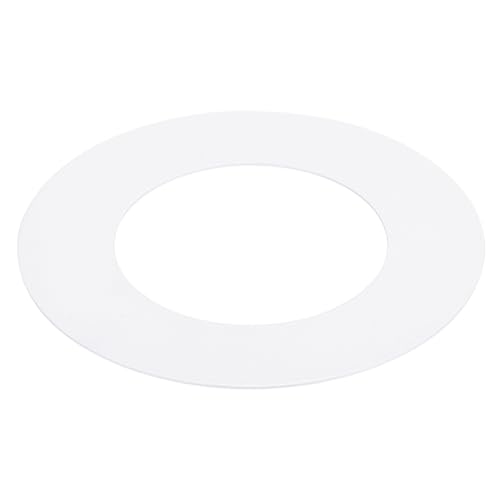 PATIKIL Goof Rings for 6 Inch Recessed Can Lighting Down Light, 1 Pcs Metal Goof Trim Rings Cover, Outer Diameter 10-inch, Inner Diameter 6.29-inch, Matte Finish White, Flush Mount