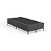 First of a Kind Twin Long Premium Metal Bed Frame with Decorative Fabric Cover, Headboard Ready, Heavy-Duty 5000 LB Capacity, Easy Assembly, Durable Steel Foundation for All Mattress Types