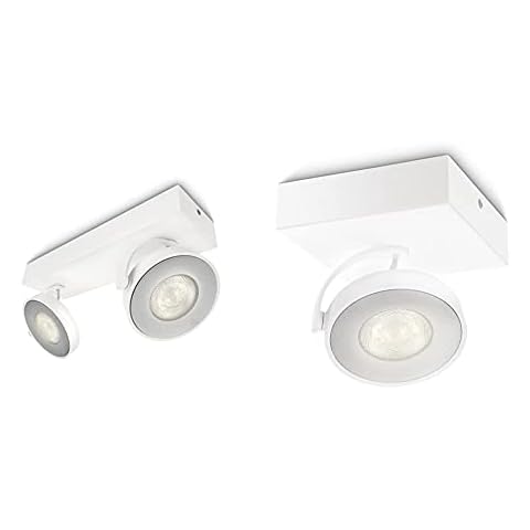 Philips myLiving Spot Clockwork Warmglow Dimm-Effekt 2-flammig Cover