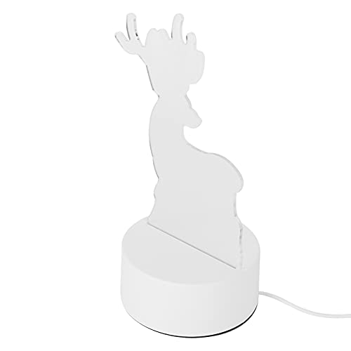Luce Notturna Luce per Bambini con Cervo Tridimensionale Luce a LED Decorazioni per la Camera da Letto Lampada Portatile per Asilo Nido per Halloween usb