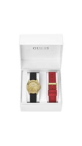Image of Guess Round 40mm Champagne Dial Analog Women Watch - GW0349L1