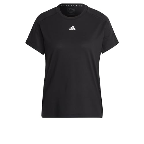 adidas Aeroready Train Essentials Minimal Branding Crewneck tee Camiseta de Manga Corta Mujer (Pack de 1)