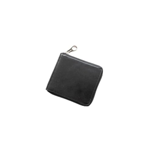 チマブエ 栃木レザー ラウンドファスナー二つ折り財布 [黒][雑貨 ファッション 人気