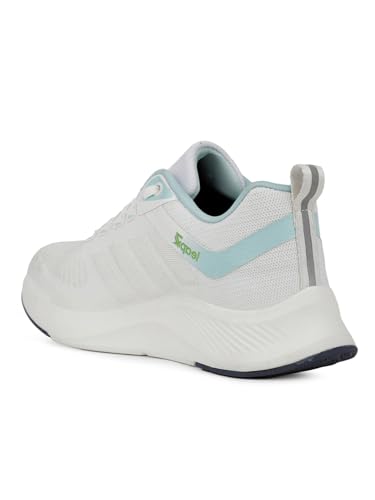 Image of Liberty Leap7x ROBIN-2E Men Sports Running Shoes - White | Comfortable and Durable Lace-Up Closure - Suitable for Lacing Walking, Gym, Jogging and Outdoor Shoes for Man
