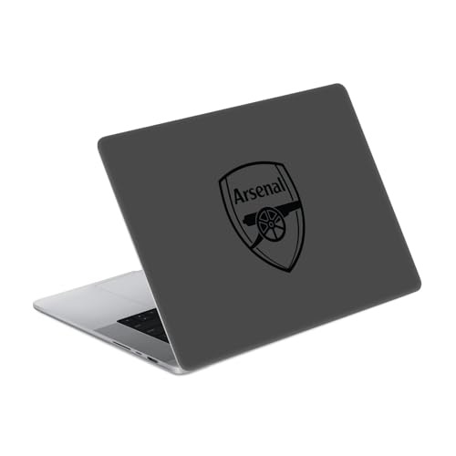 Skin vinyle noir Arsenal FC compatible MacBook Pro 16 A2485 autocollant couverture