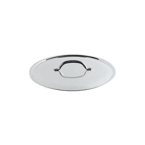 Pentole Agnelli Aluminio 2mm Tapa Redonda con Puente sin Dobladillo Cover