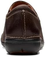 Clarks Women's Un Loop Ave Clog, Dark Brown Leather, 6.5 | Image 3