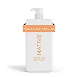 Generic Native Sweet Peach & Nectar, Sulfate Free, Paraben Free Body Wash, for Men and Women, 36 oz - (1 Pack).