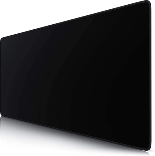 Large XXL 900×400mm Plain Black Mouse Pad for PC | Desk Mat, Mousepad Gaming, Mousepad for Laptop, Keyboard Mat for Desk, Keyboard and Mouse Pad for Computer Table Large XXL 900×400mm Plain Black Mouse Pad for PC | Desk Mat, Mousepad Gaming, Mousepad for Laptop, Keyboard Mat for Desk, Keyboard and Mouse Pad for Computer Table