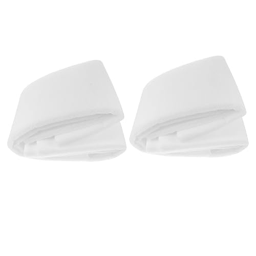 iplusmile 2個 水槽フィルター綿 タップフィルター 軟水器 ストレーナー レンジフードフィルター オーブンフードフィルター 池 水槽綿パッド 供給 水族館アクセサリー ポリエステル 白い