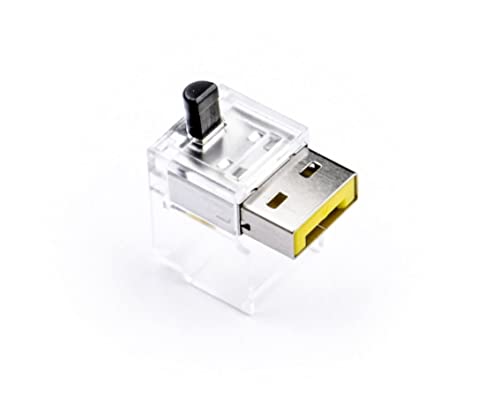 Bloqueur de câble LAN RJ45 jaune SmartKeeper Essential pour verrouillage de sécurité sans clé