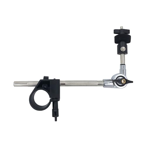 TUOREN Electronic Drum Cymbal Mount Holder Metal Adjustable Cymbal Mounting Arm with 37mm Electronic...