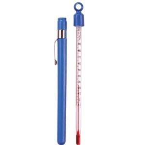 SPER Scientific POCKET THERMOMETERS (PLASTIC) RED ORGANIC THERMOMETERS WHITE BACK Total Immersion –1