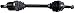 Diversified Shaft Solutions 9608N CV Axle Shaft