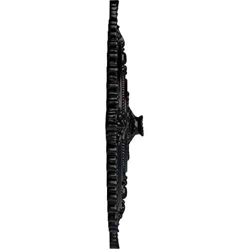 Image of Ekena Millwork Haylynn Ceiling Medallion, Jet Black
