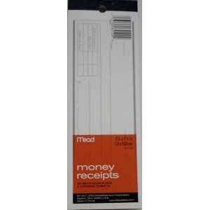 Mead #64120 Money Receipt Book Office Product