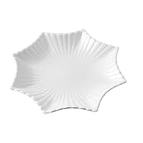 Toyvian Plato Creativo de Forma de Estrella de Mar para Almacenar y Presentar Frutas Postres y Pasta Hogar y Eventos