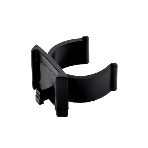Pinzas para patas, clips de fijación de rodapiés para zócalos con riel – ganchos cocina plástico/aluminio (12)