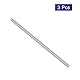 QUARKZMAN 3 Stück Gewindestangen, M4 x 110mm, 304 Edelstahl, Gewindestab mit metrischem Vollgewinde, M4-0,7 Gewindesteigung für Möbel- und Maschinenmontage