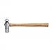 Ball Pein Hammer, 16 Oz, Hickory Handle