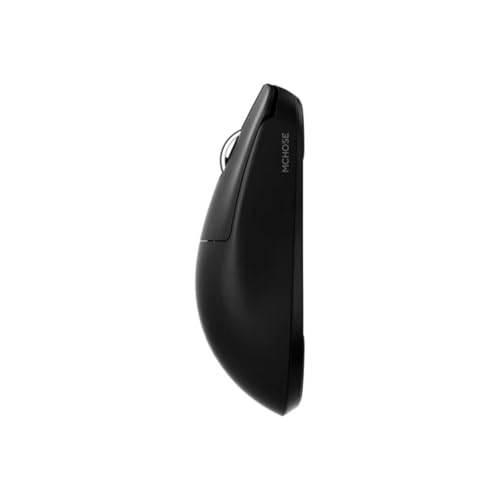 Image of MCHOSE L7 Ultra Black Ultra Lightweight Wireless Gaming Mouse, 1.3 oz (39 g), Pixart 3950 Sensor, 8K Dongle Included