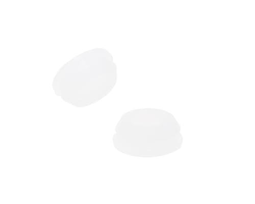 Image of ONLYKXY 10 Pcs Clear Silicone Round Snap in Type Locking Furniture Hole Plugs Button Protective Cover Cap Head,Universal (14mm /0.55inch)