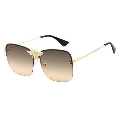 Golden Bee Sunglasses Men Women Vintage Glasses