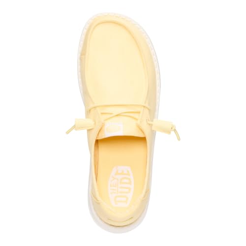 Image of HEYDUDE Women's Wendy Stretch Canvas Slip On Shoes | Easy On Loafer
